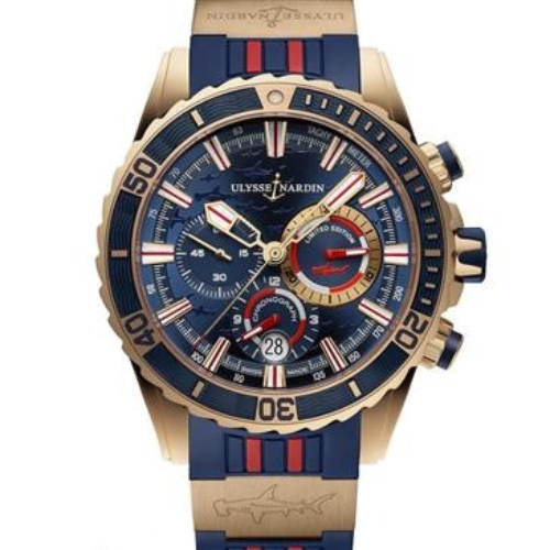 Branded  Diver Chronograph Hammerhead Shark Blue(Refurbished)