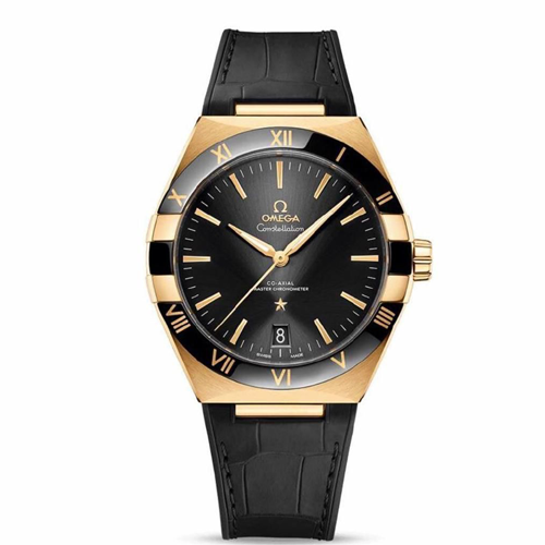 Luxury watch constellation co axial master chronometer 41 mm Rose gold black (Refurbished)
