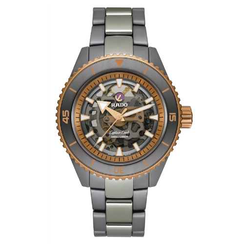 Luxury Captain Cook Gray Ceramic Skeleton(Refurbished)