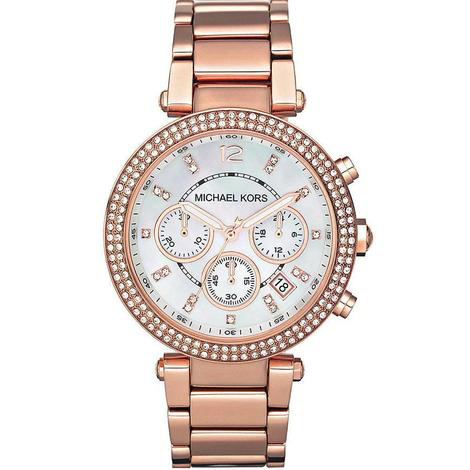Designer Watch Ladies Parker Chronograph Watch Mk5491(Refurbished)